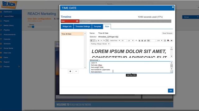 REACH Media Network | Time and Date App (Tutorial) смотреть онлайн