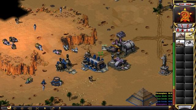 Red Alert 2 Yuri's Revenge - Long 3 vs 3 Game on the map Tour of Egypt with many fails смотреть онлайн