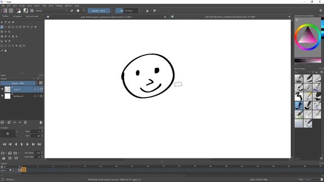 Krita Tutorial - How to Use the Alpha Lock (& Coloring Lineart) смотреть онлайн