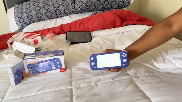 Nintendo Switch Lite Blue Unboxing And Setup