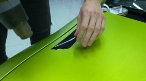 Как снять пленку с авто с больших деталей.