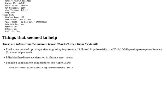 Macbook Pro Mid 2010 NVIDIA GeForce GT 330M random glitch showing when scrolling, writing смотреть онлайн