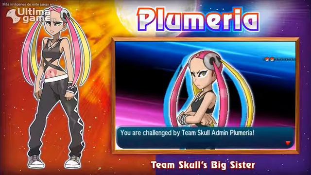 Pokémon Sol/Luna ☀🌙 Plumeria Battle Music Musica смотреть онлайн