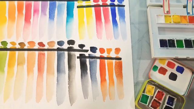 Sennelier La Petite Aquarelle Unbox And Swatch Review