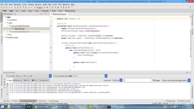 Android Tutorial #2 - Making a Timer смотреть онлайн