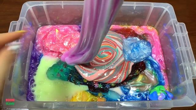 Festival of Colors ! Mixing Random Things Into Store Bought & Putty Slime ! Satisfying Smoothie #76 смотреть онлайн