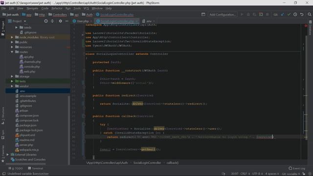 #3 - Laravel + NuxtJS social authentication with socialite: Register and login at the backend смотреть онлайн