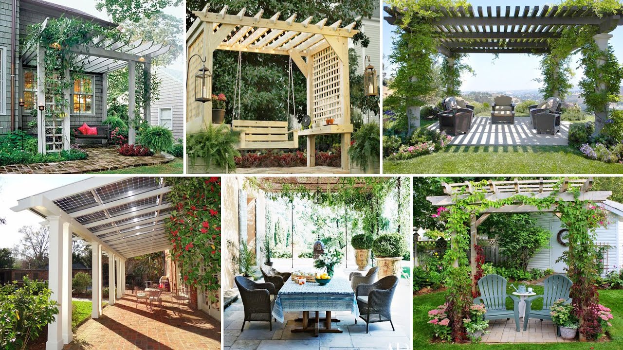 +51 Идея дизайна перголы для потрясающего сада