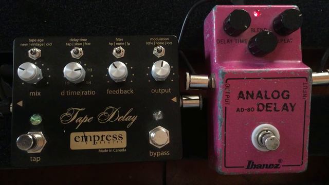 Ibanez AD 80 1979 VS Empress Tape Delay смотреть онлайн