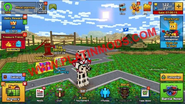 Pixel Gun 3D: FPS Shooter & Battle Royale v17.2.0 MOD APK | Cheat ON/OFF | Free Buys | Fast Level U смотреть онлайн