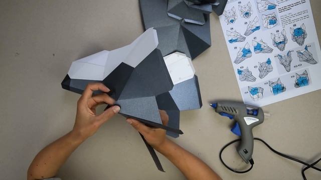 How to make a Wolf mask. DIY tutorial смотреть онлайн