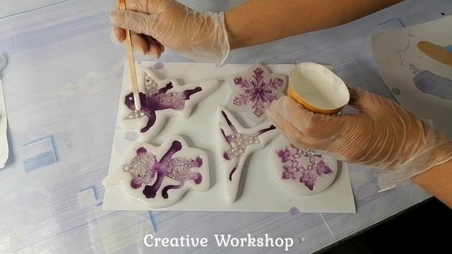 ?ЕЛОЧНЫЕ ИГРУШКИ ИЗ ЭПОКСИДНОЙ СМОЛЫ?Своими руками 2022?DIY christmas ornaments ?УКРАШЕНИЯ НА ЕЛКУ? смотреть онлайн