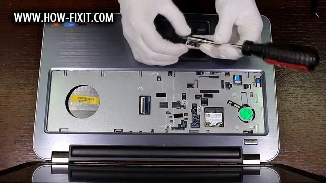 How to reassemble laptop Dell Inspiron 15R 5721 смотреть онлайн