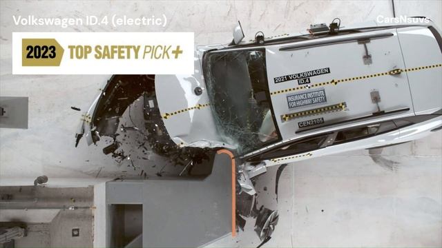 VW ID.4 Electric 2023 Updated IIHS Crash Test смотреть онлайн