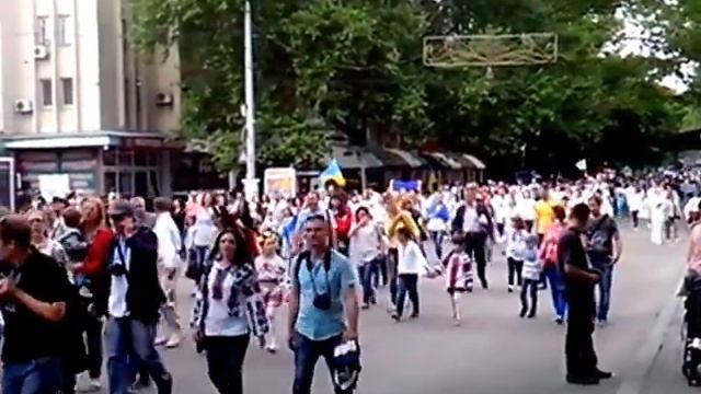 21.05.2015г. г.Николаев, Украина, день Европы смотреть онлайн