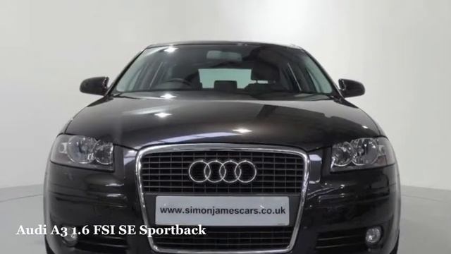 Simon James Cars - Audi A3 1.6 FSI SE Sportback смотреть онлайн