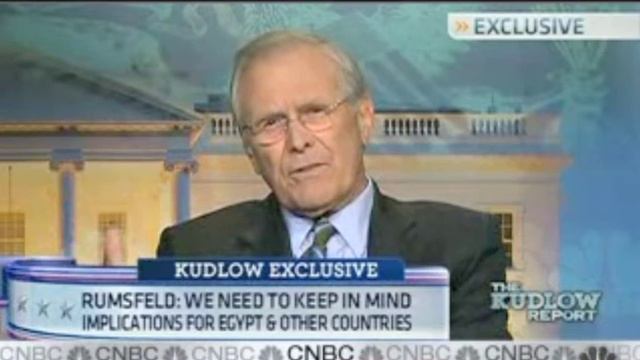 Larry Kudlow Interviews Donald Rumsfeld March 22nd 2011 смотреть онлайн