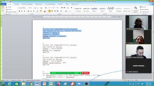 9no Encuentro Sincrónico de Excel Avanzado Cidii 2021 11 24 18 30 28 9 10 смотреть онлайн