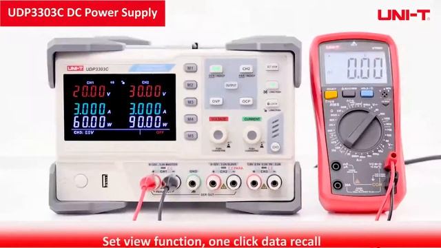 UNI T UDP3303C Programmable Linear DC Power Supply смотреть онлайн