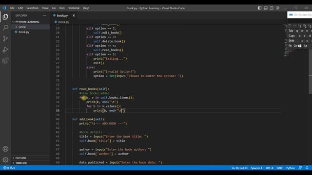 CRUD part 2/3: Add & Read in python | console application | python projects смотреть онлайн