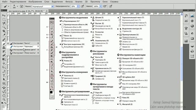 4. Панель инструментов смотреть онлайн
