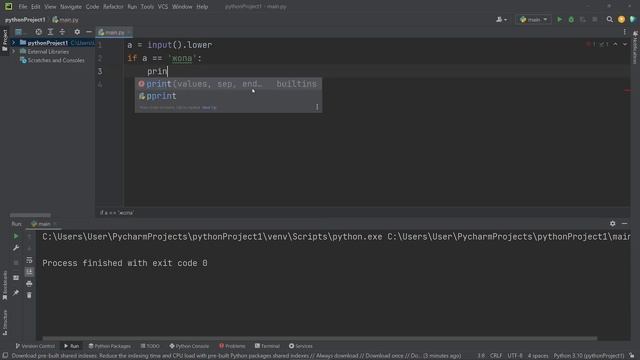 Питохер: строение if и else смотреть онлайн
