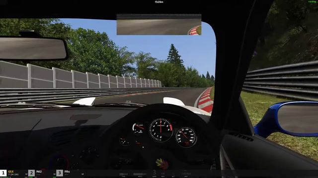 Assetto Corsa mazda rx7 tuned 7.24 Nurburgring смотреть онлайн