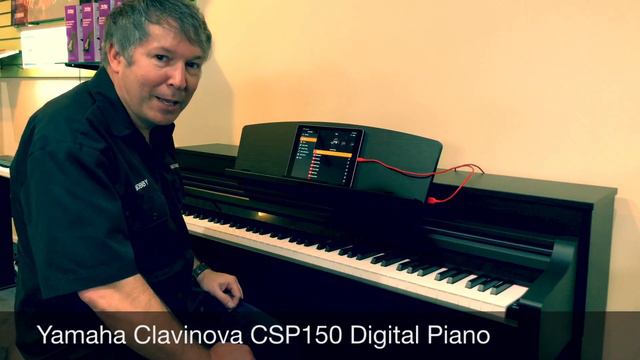 Yamaha Clavinova CSP150 Digital Piano смотреть онлайн