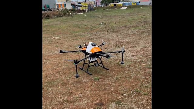Agricultural Spraying Drone with Obstacle Avoidance Radar смотреть онлайн