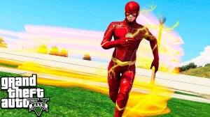 ФЛЭШ ВЕРНУЛСЯ ИЗ БУДУЩЕГО В ГТА 5 МОДЫ! FLASH ОБЗОР МОДА В GTA 5! ИГРЫ ГТА ВИДЕО MODS