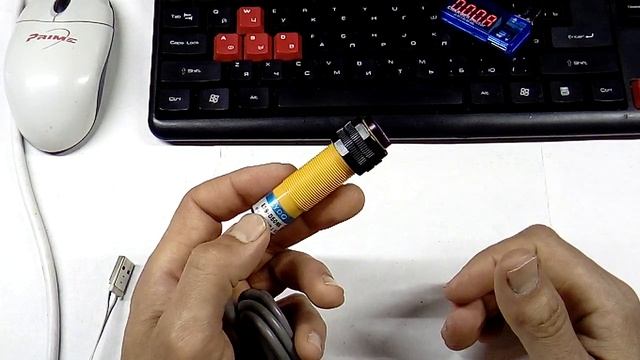 ИК инфракрасный датчик препятствия - фотоэлемент безопасности для автоматических ворот смотреть онлайн