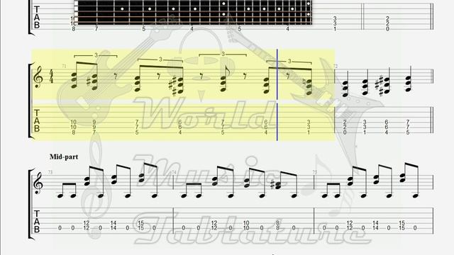 Competition 5 Black Knights GUITAR 1 TAB смотреть онлайн