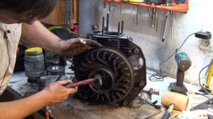 Разборка дизельного генератора. Как устроен дизель воздушного охлаждения.