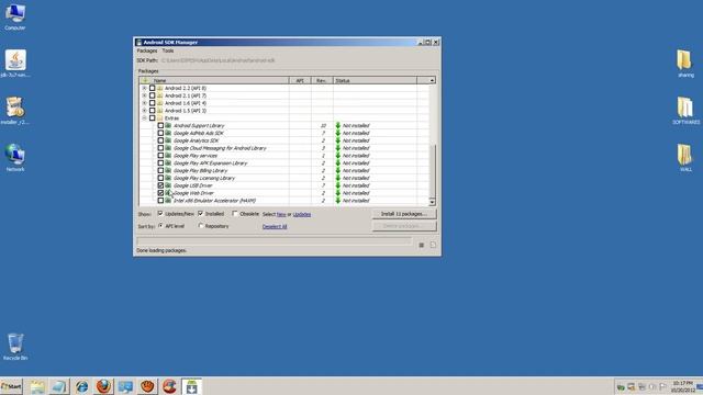 Installing Android Using Android SDK Manager смотреть онлайн