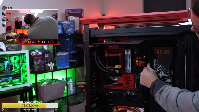 Giveaways + $6000 ASUS ROG EVA-02 Build / ROG Hyperion EVA 02 (i9 14900K / RTX 4090) смотреть онлайн