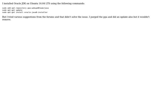 Ubuntu: How to uninstall Oracle JDK in Ubuntu 16.04 LTS? смотреть онлайн