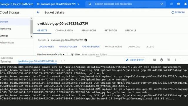 Dataflow: Qwik Start - Python смотреть онлайн