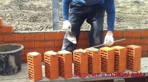 Кладка облицовочного кирпича с прутом. Своими руками