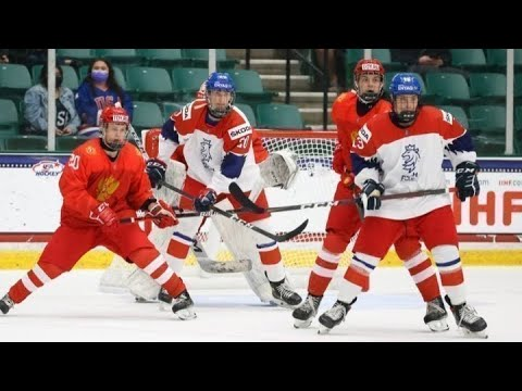 Юниорский чемпионат мира 2021. 1/2 финала. Россия - Финляндия смотреть онлайн