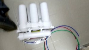 Установка фильтра для воды с обратным осмосом Гейзер