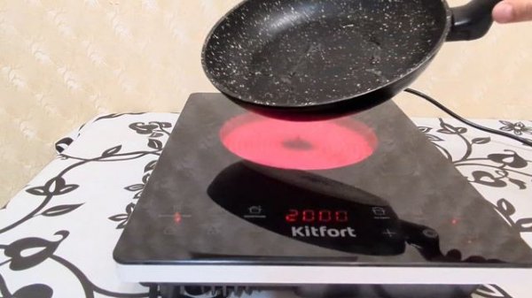 Обзор инфракрасной плитки Kitfort KT-140