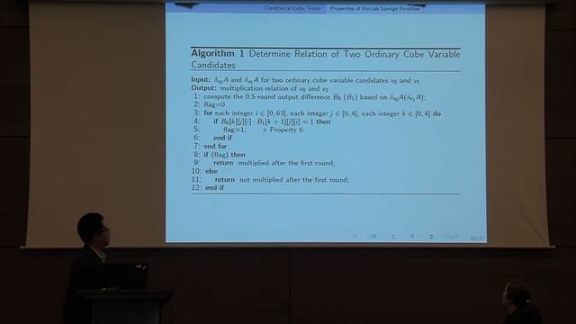 Conditional Cube Attack on Reduced Round Keccak Sponge Function смотреть онлайн