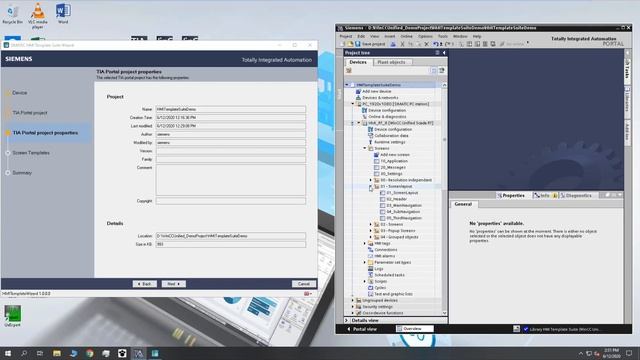 12 - SIMATIC WinCC Unified - HMI Template Suite Wizard смотреть онлайн
