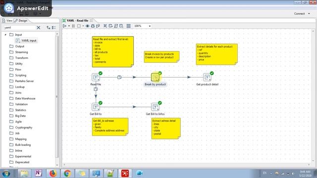 Pentaho Data Integration (PDI) - Tutorial 6 - YAML - Read file смотреть онлайн