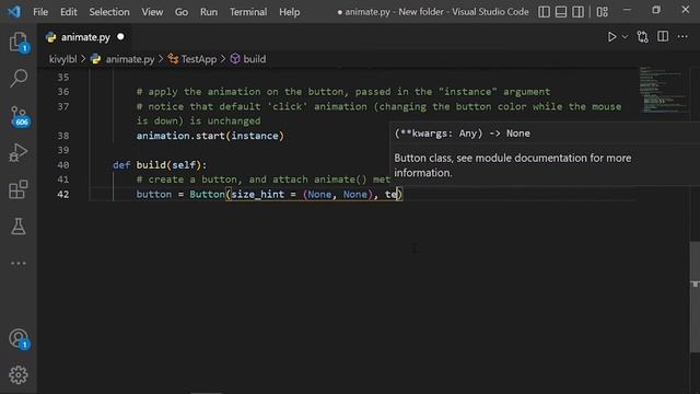 How To Animate Widgets In Kivy-Kivy Animation Example-python Kivy Gui Tutorial