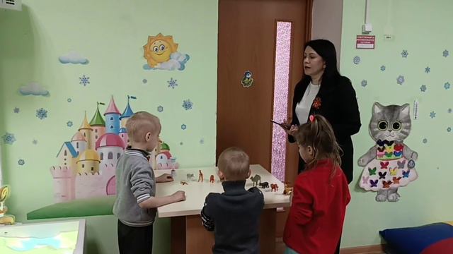 Фрагмент подгруппового занятия в разновозрастной группе комбинированной направленности .mp4 смотреть онлайн