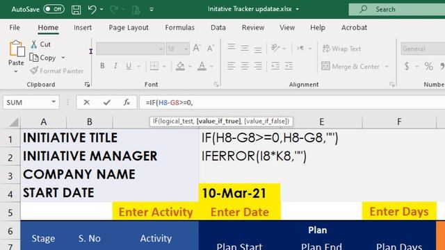 IFERROR Function for Negative Value to convert blank or 0 & #value error смотреть онлайн