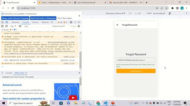 FirebaseAuth смотреть онлайн