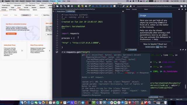 Web Proxy Using Python And Burp смотреть онлайн