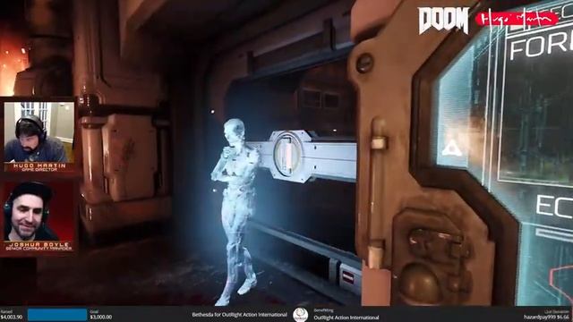 DOOM (2016): Hugo Martin's Game Director Playthrough - Ch.19 Chat Picks Level !charity смотреть онлайн